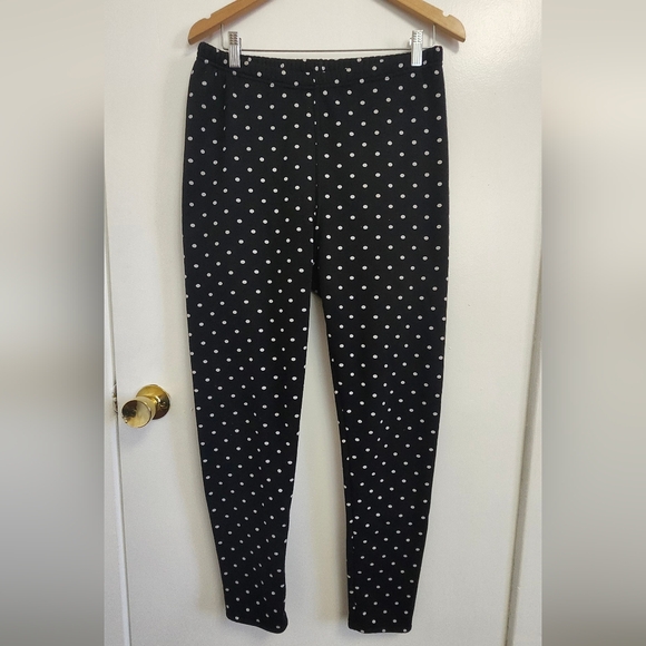 Black Polka Dot Pants - Picture 1 of 1